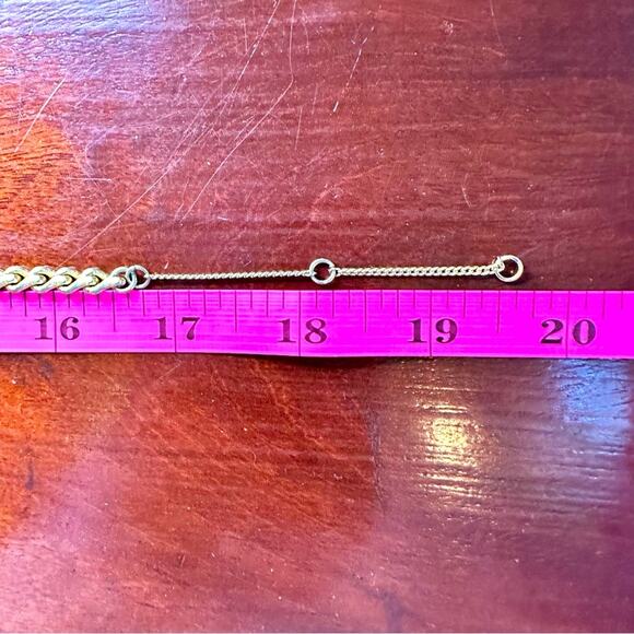 Madewell Gold Chunky Curb Chain Necklace Preppy Casual Classic Jewelry - Picture 7 of 10